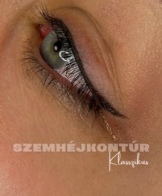 Klasszikus szemhéjkontúr