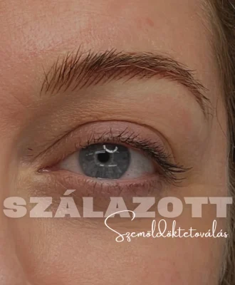 Nádorfi Dorottya szemöldök tetováló művész szálazott